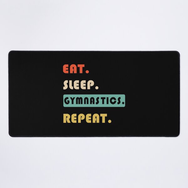 Item preview, EAT SLEEP GYMNASTICS REPEAT designed and sold by lauricecmd.