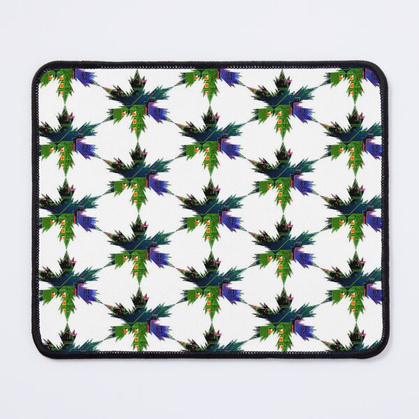 Item preview, Xmas Techie Snowflakes Star Green -Purple by Iritof designed and sold by iritof.
