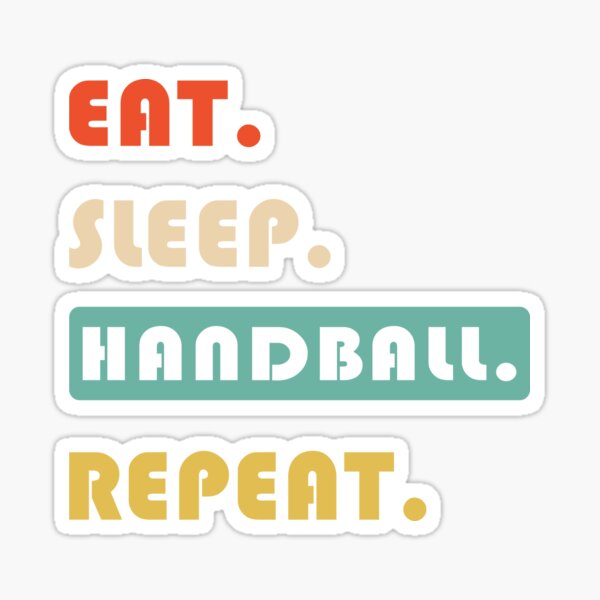 Item preview, EAT SLEEP HANDBALL REPEAT designed and sold by lauricecmd.