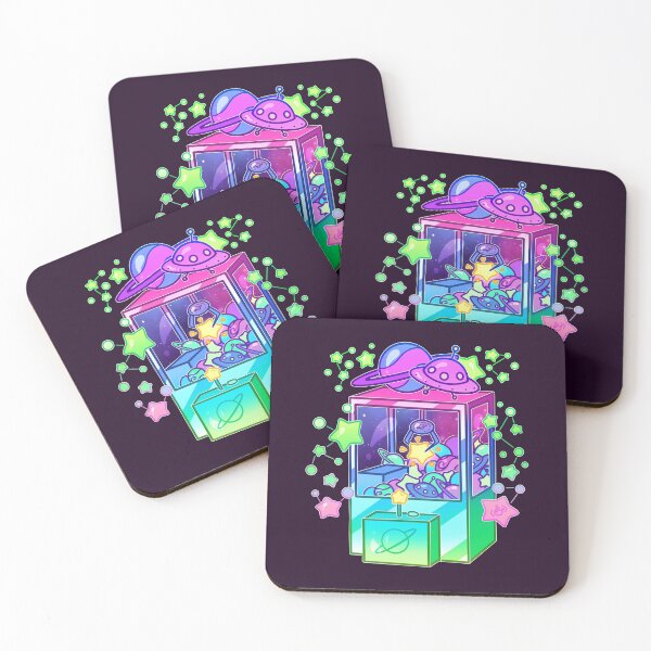 Item preview, Neon Galaxy UFO Catcher designed and sold by heysoleilart.