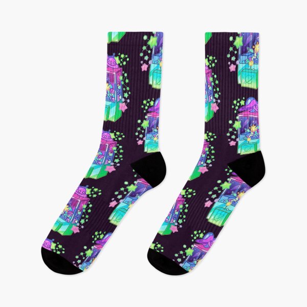 Item preview, Neon Galaxy UFO Catcher designed and sold by heysoleilart.