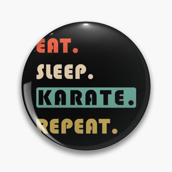 Item preview, EAT SLEEP KARATE REPEAT designed and sold by lauricecmd.