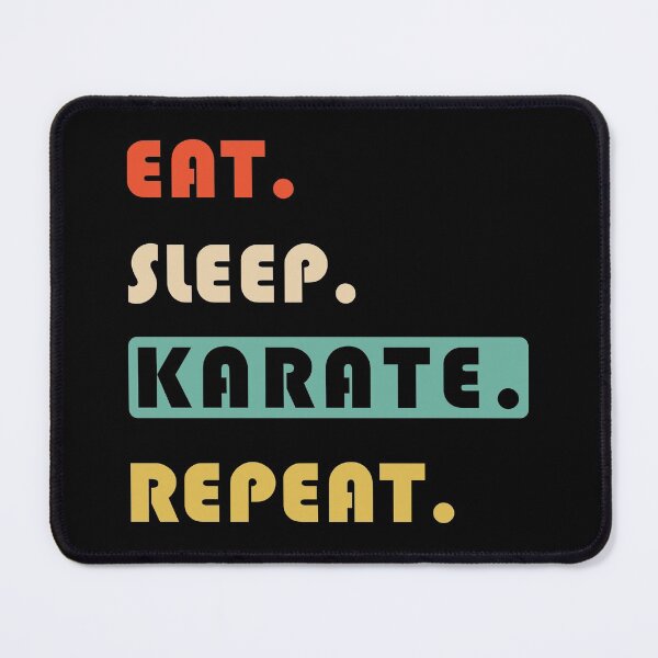 Item preview, EAT SLEEP KARATE REPEAT designed and sold by lauricecmd.