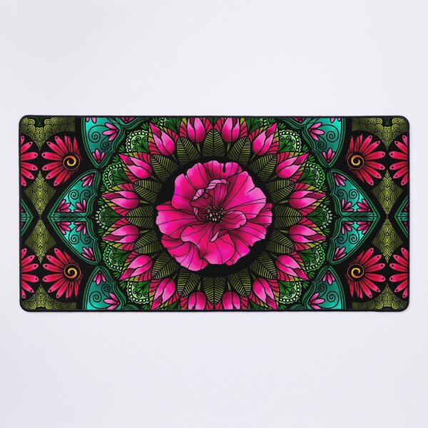 Artikelvorschau, Blumenmandala entworfen und verkauft von Elise O'Conal.