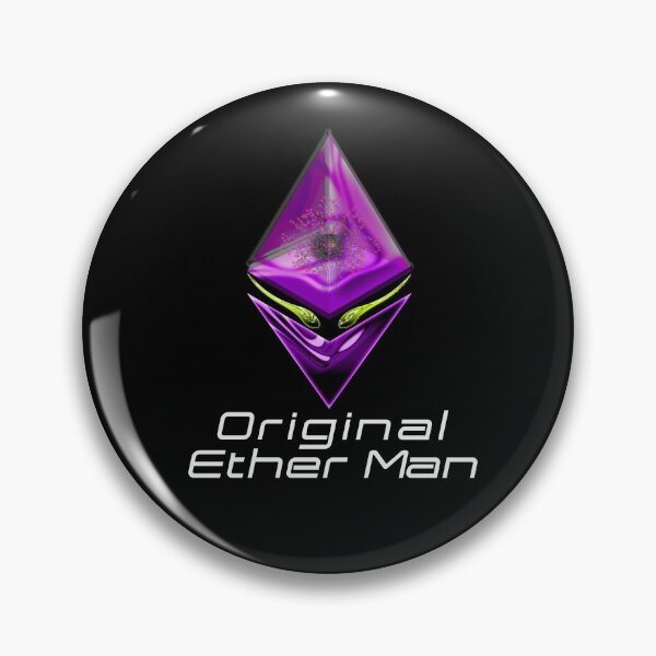 Item preview, OEM - Original Ether Man Dark-Purple Colored Head With Positronic Brain & Lime-green Eyes White Text designed and sold by Spirit-World.