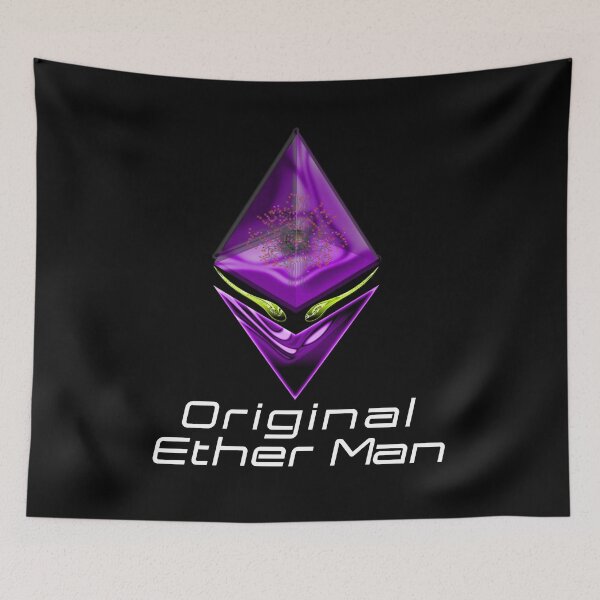 Item preview, OEM - Original Ether Man Dark-Purple Colored Head With Positronic Brain & Lime-green Eyes White Text designed and sold by Spirit-World.
