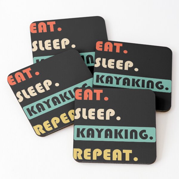 Item preview, EAT SLEEP KAYAKING REPEAT designed and sold by lauricecmd.