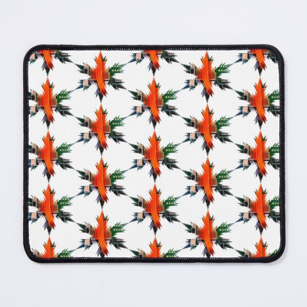 Item preview, Xmas Techie Snowflakes Star Green - Orange by Iritof designed and sold by iritof.