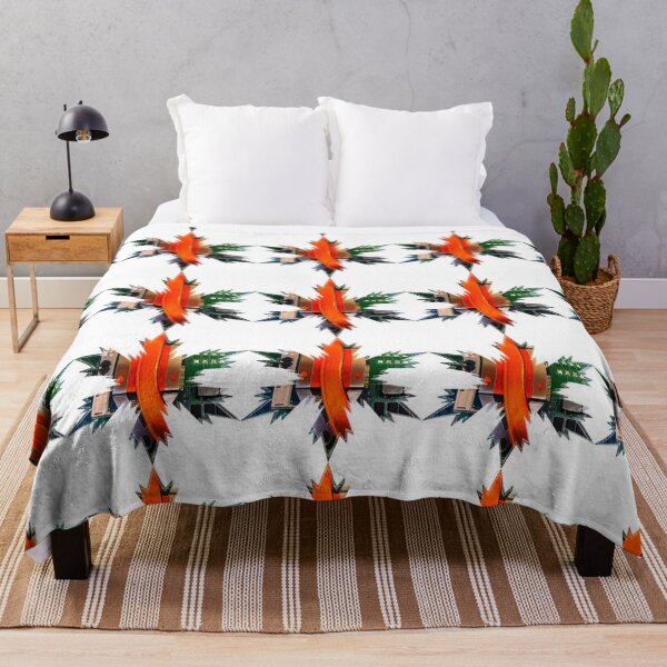 Item preview, Xmas Techie Snowflakes Star Green - Orange by Iritof designed and sold by iritof.