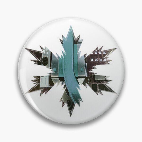 Artikelvorschau, Xmas Techie Snowflakes Star Teal -Metal von Iritof entworfen und verkauft von iritof.