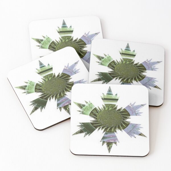 Item preview, Xmas Techie Snowflakes Star Olive-purple by Iritof designed and sold by iritof.