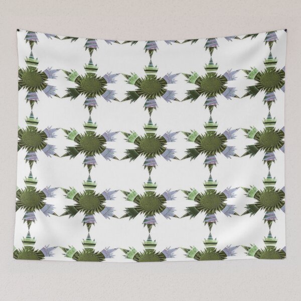 Item preview, Xmas Techie Snowflakes Star Olive-purple by Iritof designed and sold by iritof.