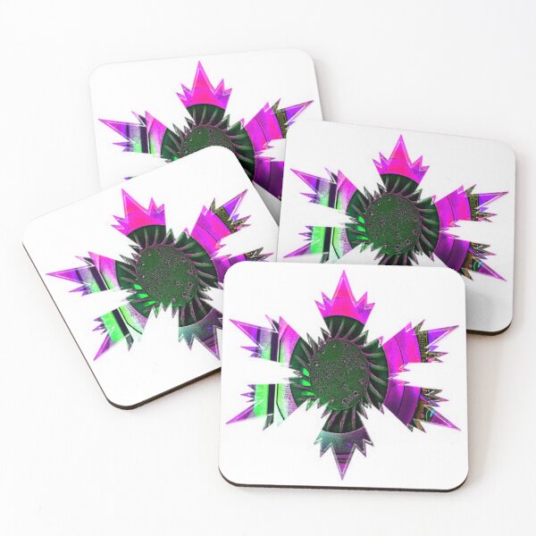 Item preview, Xmas Techie Snowflakes Star Neon pink & Green by Iritof designed and sold by iritof.