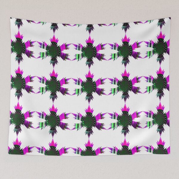 Item preview, Xmas Techie Snowflakes Star Neon pink & Green by Iritof designed and sold by iritof.
