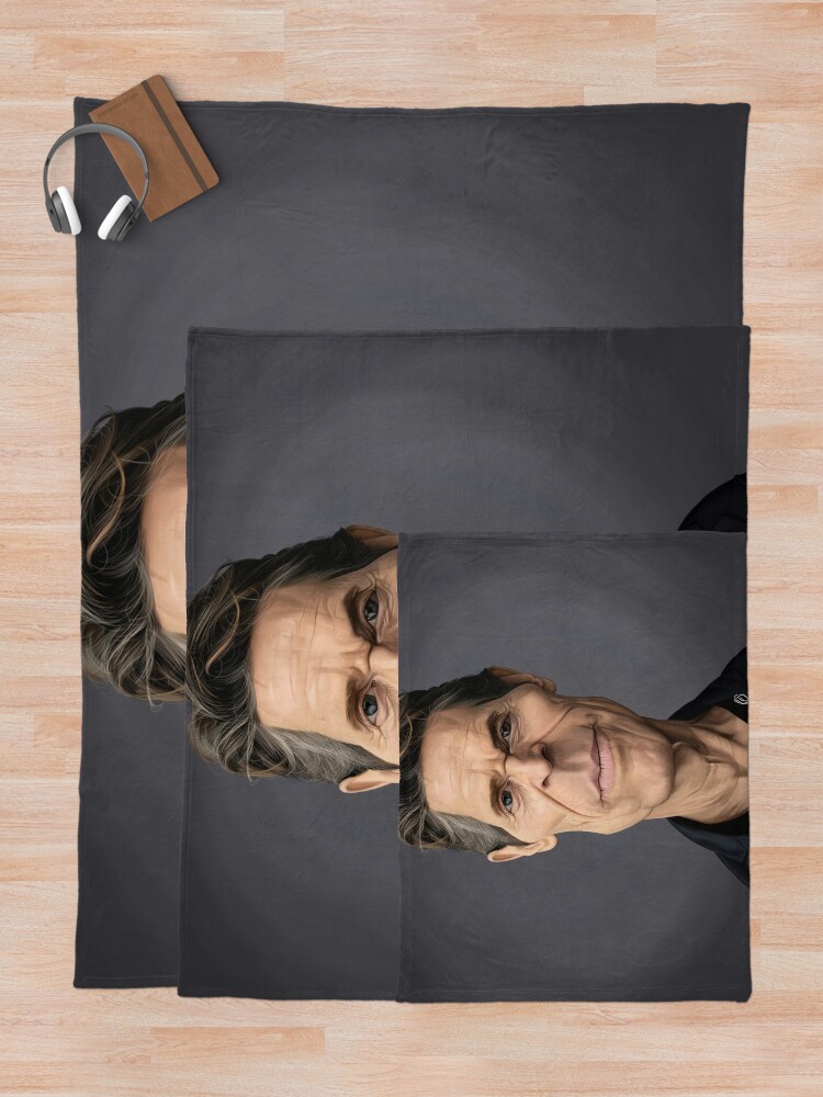 "Willem Dafoe" Throw Blanket for Sale by robCREATIVE Redbubble