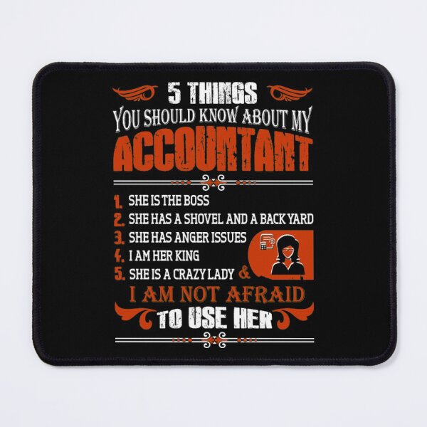 Item preview, 5 Things You Should Know About My Accountant designed and sold by aryagiri.