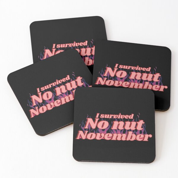 Item preview, I survived no nut November-Red designed and sold by Anxatzi.