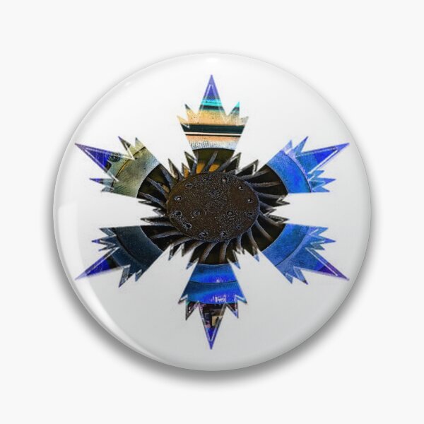 Artikelvorschau, Xmas Techie Snowflakes Star Navy-Royal Blue von Iritof entworfen und verkauft von iritof.