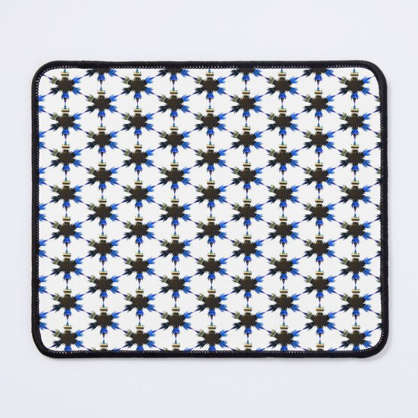 Item preview, Xmas Techie Snowflakes Star Navy-Royal Blue by Iritof designed and sold by iritof.
