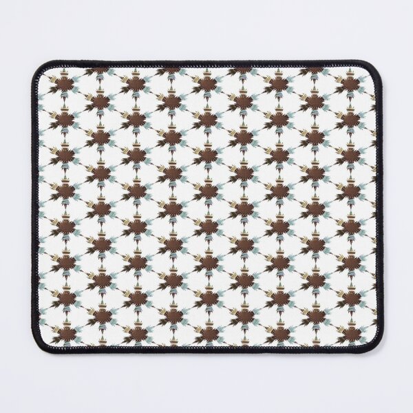 Item preview, Xmas Techie Snowflakes Star Brown-Mint by Iritof designed and sold by iritof.