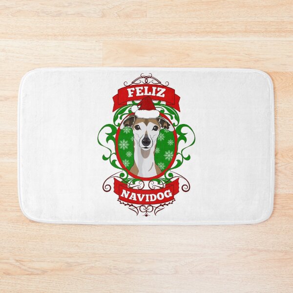 Item preview, Christmas Feliz Navidog Puppy Santa Hat designed and sold by Rongway76.