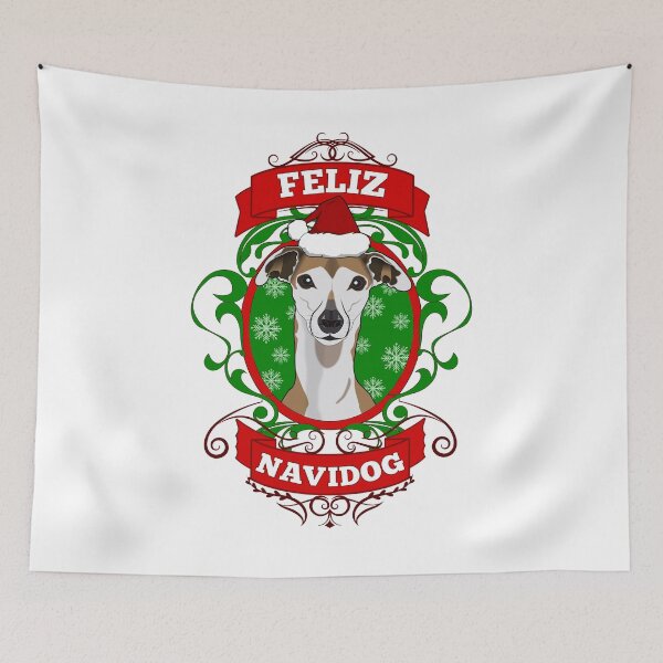 Item preview, Christmas Feliz Navidog Puppy Santa Hat designed and sold by Rongway76.