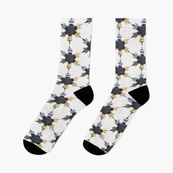 Item preview, Xmas Techie Snowflakes Star Gold Black  by Iritof designed and sold by iritof.