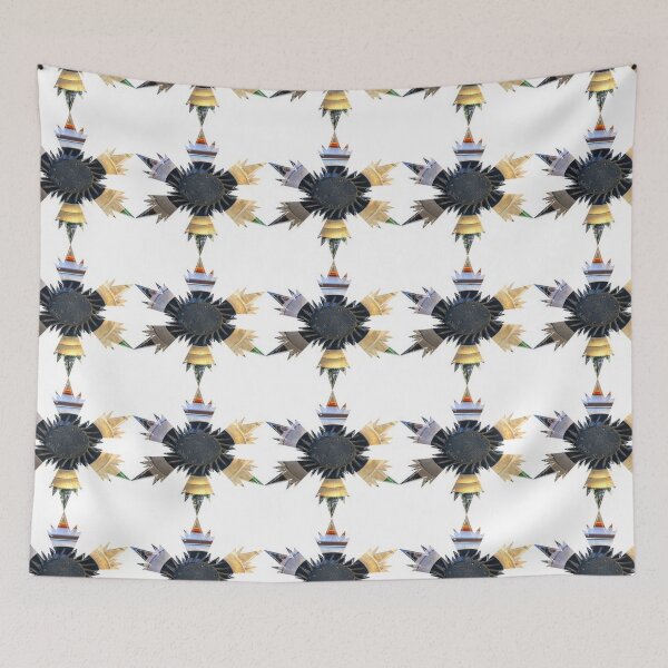 Item preview, Xmas Techie Snowflakes Star Gold Black  by Iritof designed and sold by iritof.