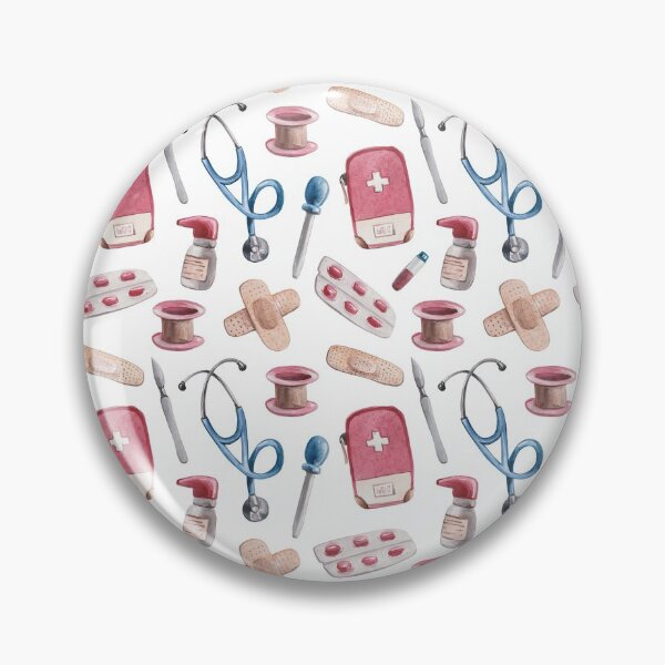 Item preview, Medical Items Watercolor designed and sold by AlysaWithArt.