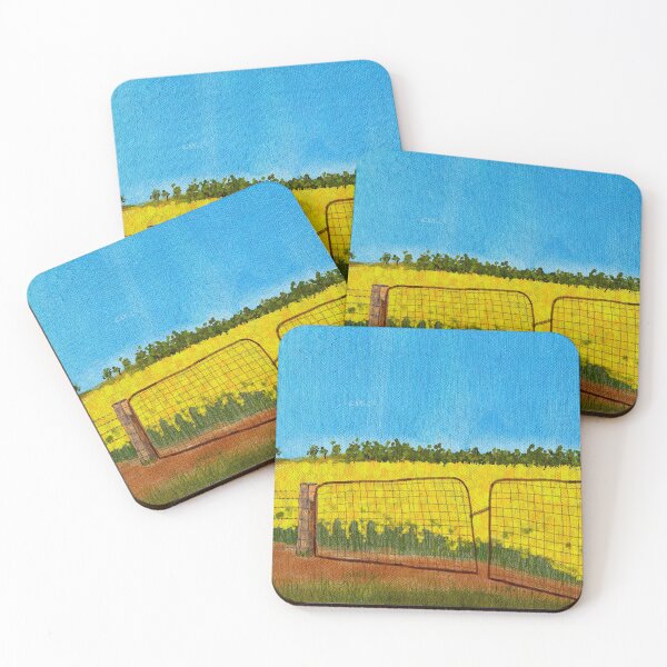 Item preview, Australian Landscape of a Canola Crop designed and sold by InspiredPamjoy.