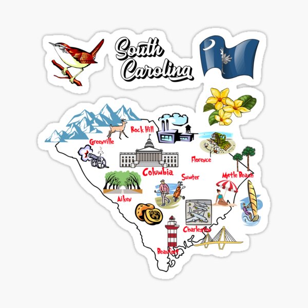 Explore South Carolina Sticker