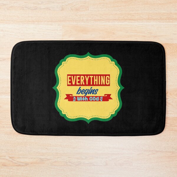 Item preview, Everything Begins With God designed and sold by Prayingwarrior.