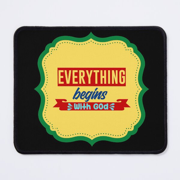 Item preview, Everything Begins With God designed and sold by Prayingwarrior.