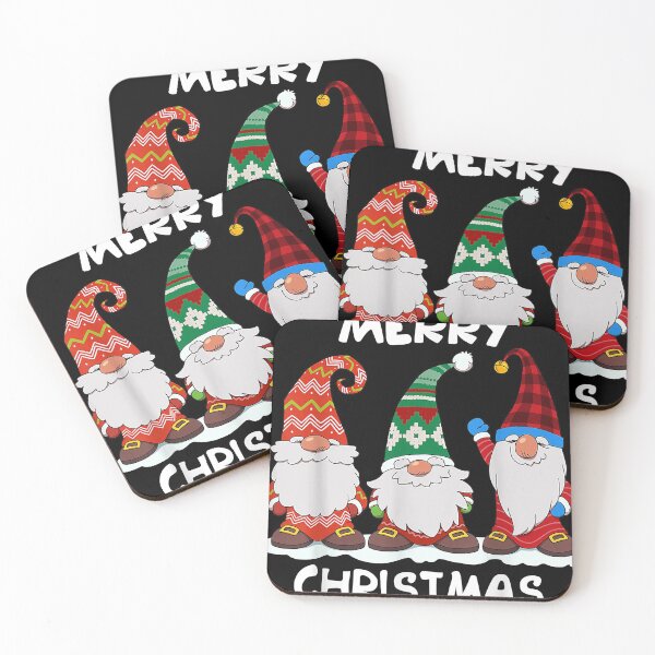 Item preview, Three Gnomes Winter Merry Christmas Gnome designed and sold by JoelleKey.
