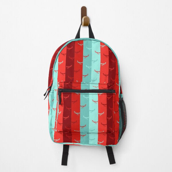 Item preview, Airplane on stripes - Turquoise & Red designed and sold by PlaneNsimple.