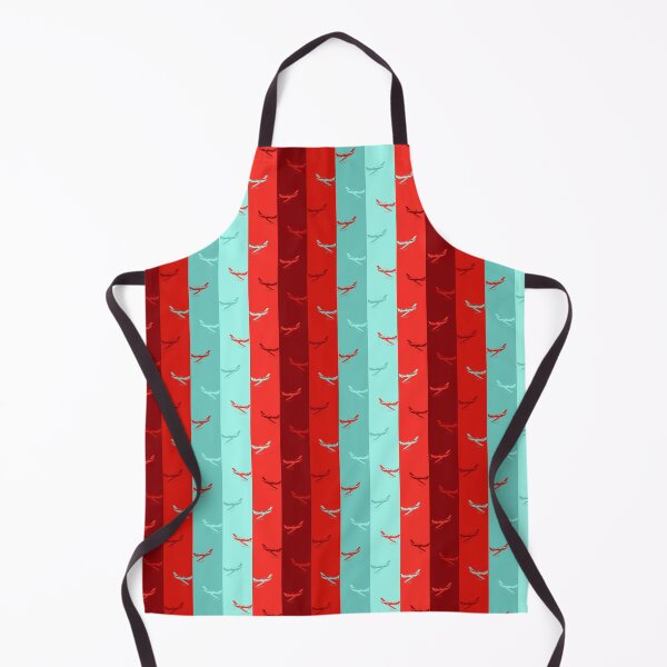 Item preview, Airplane on stripes - Turquoise & Red designed and sold by PlaneNsimple.