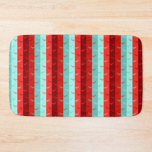 Item preview, Airplane on stripes - Turquoise & Red designed and sold by PlaneNsimple.