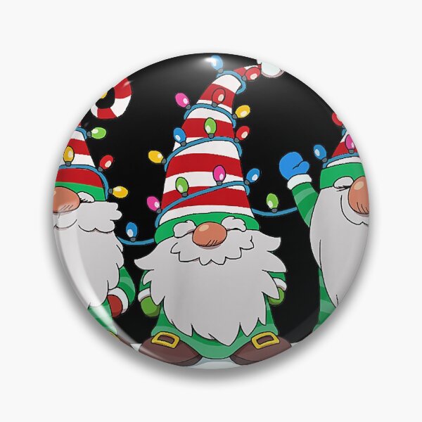 Item preview, Three Gnomes With Hats Beards Christmas Tree Lights designed and sold by JoelleKey.