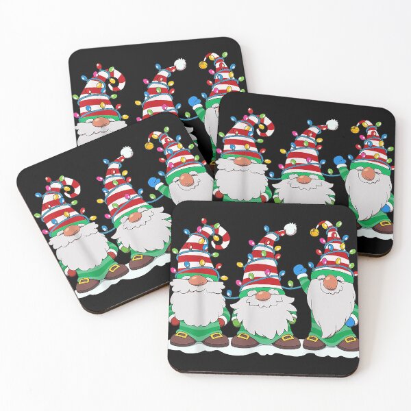Item preview, Three Gnomes With Hats Beards Christmas Tree Lights designed and sold by JoelleKey.