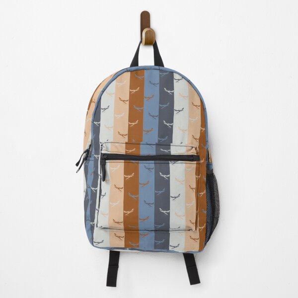 Item preview, Airplane on stripes - Blues & Browns designed and sold by PlaneNsimple.