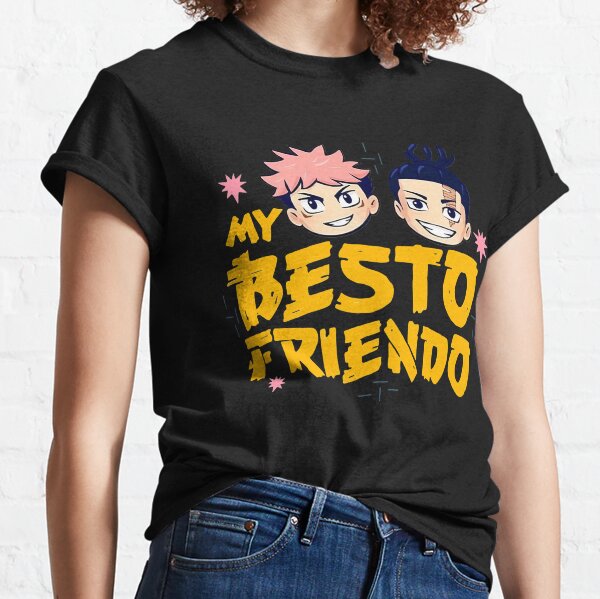 Besto Friendo Funny Japanese Anime Shounen Manga Gifts T-shirt
