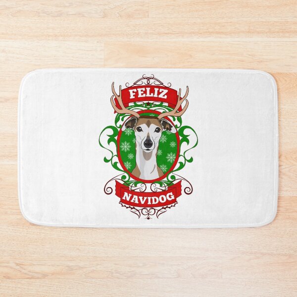 Item preview, Christmas Feliz Navidog Puppy Reindeer Antlers designed and sold by Rongway76.
