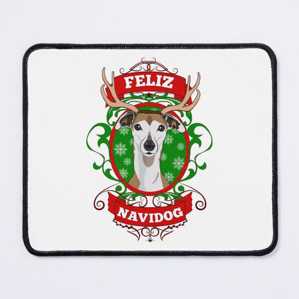 Item preview, Christmas Feliz Navidog Puppy Reindeer Antlers designed and sold by Rongway76.