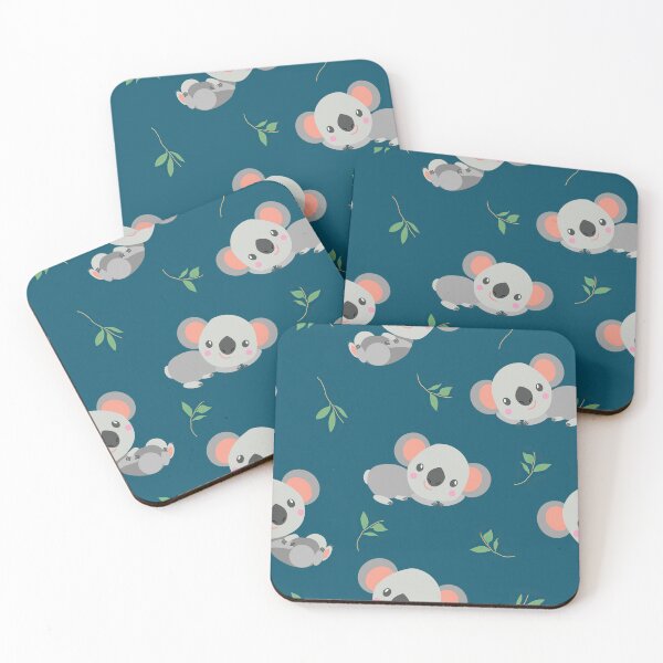 Item preview, Koala Cute On Blue  designed and sold by JaskolArt.