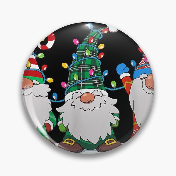 Item preview, Three Gnomes With Hats Funny Gnome Christmas Tree Lights designed and sold by JoelleKey.