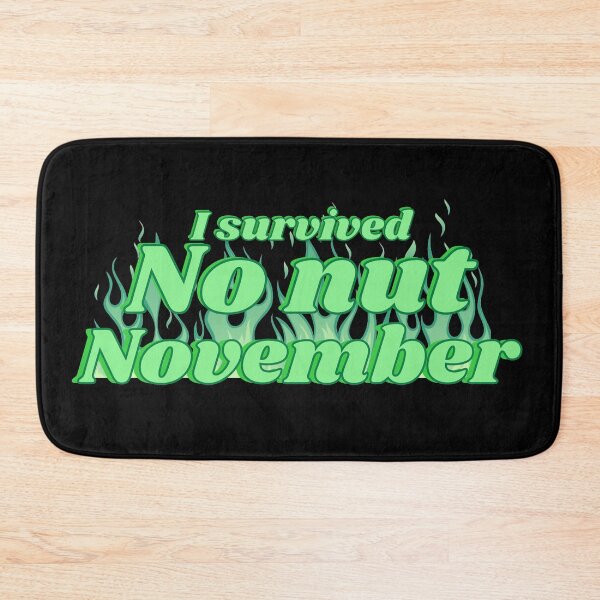 Item preview, I survived no nut November-Green designed and sold by Anxatzi.