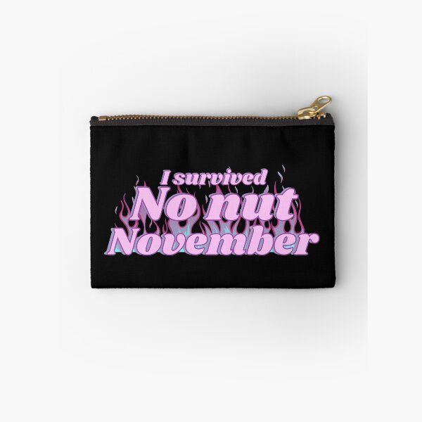 Item preview, I survived no nut November-Pink designed and sold by Anxatzi.