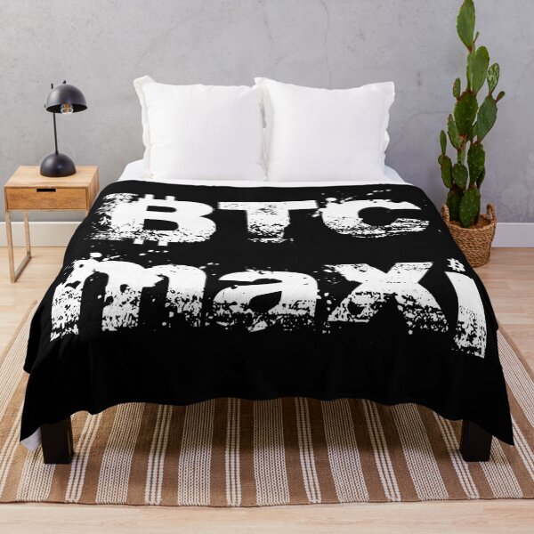Item preview, Bitcoin Maxi Grunge White designed and sold by StepupDesign.
