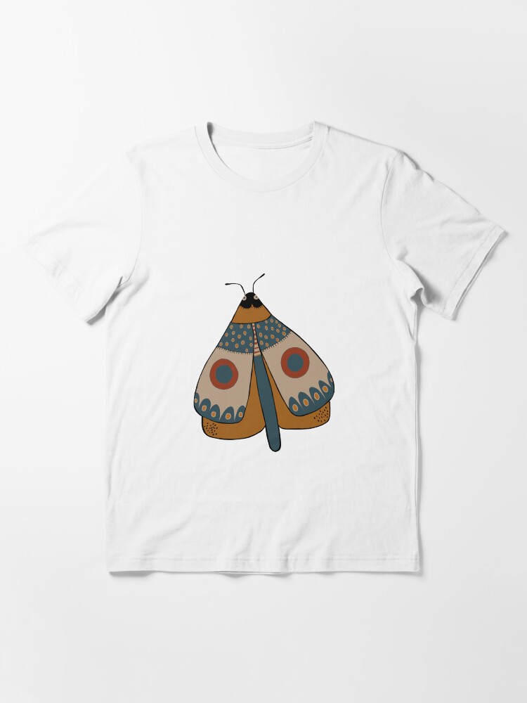 Thumbnail 3 of 7, Essential T-Shirt, colorful moth digital drawing designed and sold by Florcitasart.