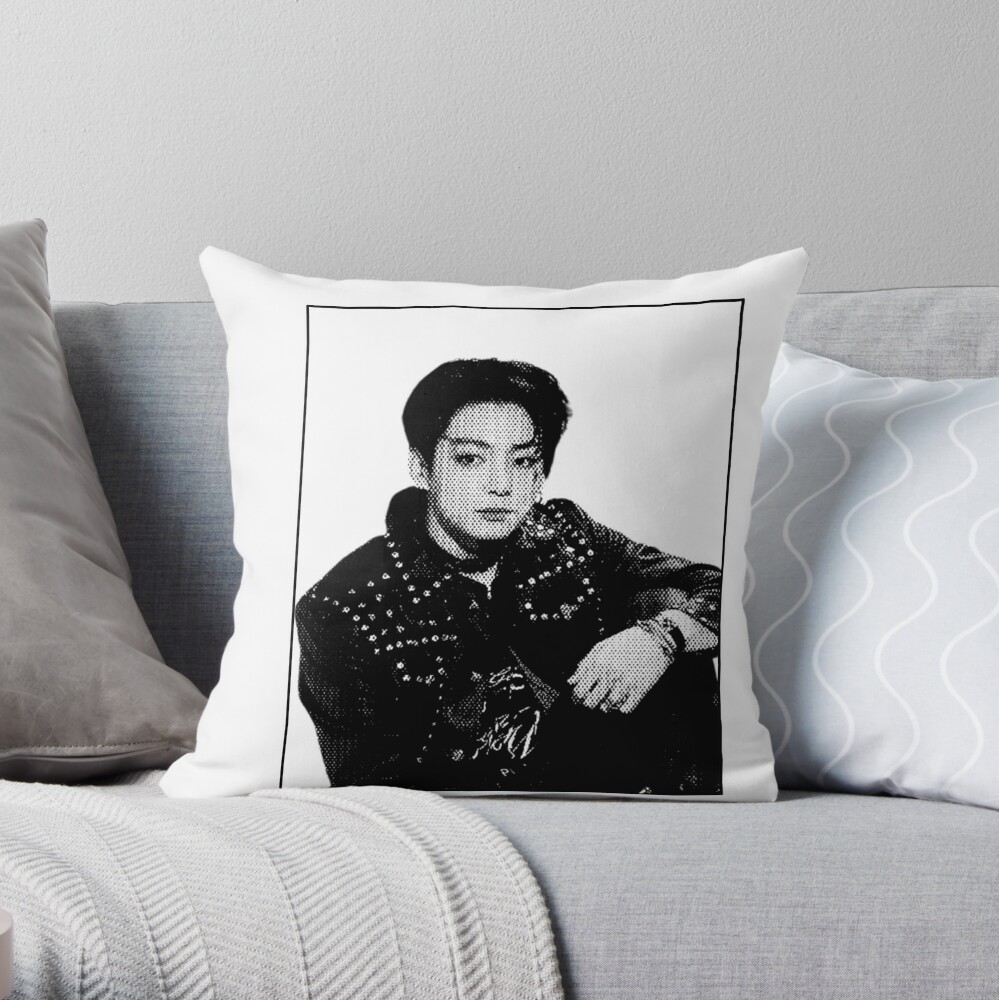 BTS KPOP 0T7 DESIGN Throw Pillow for Sale by Purplee7